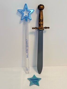 Disney Theme Park Cinderella's Royal Table Wand/ Wishing Star/ Toy Play Sword